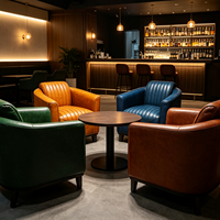 Canapé de salle à manger moderne en peau de vache avec design de couche de tête pour hôtel restaurant appartement cinq étoiles mobilier d'hôpital