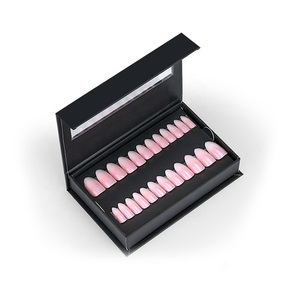 Boîte d'emballage en papier écologique personnalisé de 3mm d'épaisseur pour ongles artificiels marque privée vide rouge à lèvres vernis <span class=keywords><strong>fausse</strong></span> presse ongles pointes - Product Image 4