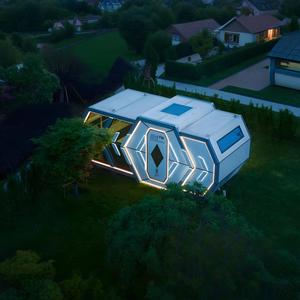 Usine Direct Espace Capsule Capsule Maison Triangle Cabine pour <span class=keywords><strong>Camping</strong></span> En Plein Air Resort Hôtel Mobile Hébergement - Product Image 6