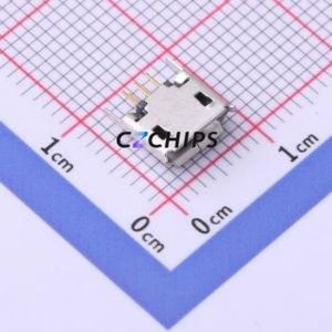 <b>USB</b>-111LH-<b>B</b>-CU T2 <b>USB</b> Connector Through hole Component (THT) Connector <b>Micro</b>-<b>B</b> Female Through Hole 5P - Product Image 1