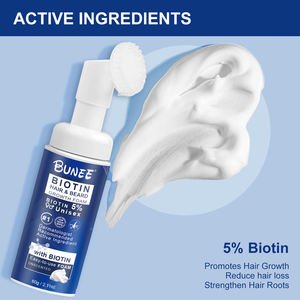 Nouvelle tendance : Mousse à la biotine à 5 % pour la croissance et l'épaississement des cheveux, biotine Rogane, traitement contre la chute des cheveux et l'amincissement des cheveux, hommes et femmes - Product Image 3