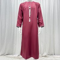 Vêtements islamiques pour hommes, kaftan brodé, thobe à manches longues, robe musulmane, thobe marocaine, jubba pour hommes, thobe arabe, thobe musulman