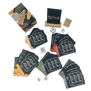 Tarjetero de <span class=keywords><strong>dados</strong></span> de pareja sexual personalizado, tapa rígida, Material de papel offset, tarjetas de juego OEM, caja de conversación de afirmación de impresión - Product Image 2