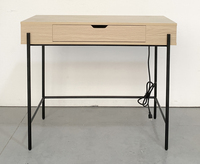 Console de rangement moderne et minimaliste à 1 tiroir pour entrée, salle à manger, salon, chambre, bureau, hôtel, appartement – Polyvalente