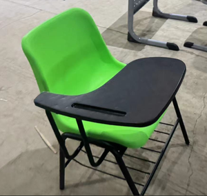 เก้าอี้ฝึกอบรมพร้อมแผ่นเขียนแบบติดตั้งและชั้นวางหนังสือสำหรับใช้ในโรงเรียน - Product Image 1