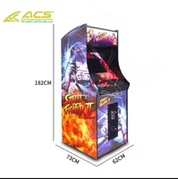 Machine de jeu d'arcade ACS Arcade Craft Studio ACS-9852-F Street Fighter II pour deux joueurs, en bois et acrylique, garantie 1 an