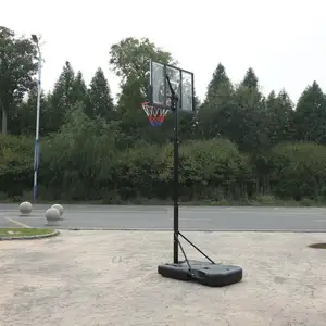 M.Dunk verstellbarer Pole Basketball Hoop & Stand Set mit 44 ''Back board für Outdoor oder Hinterhöfe
