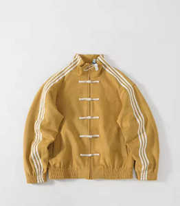 جاكيت رجالي لربيع وخريف 2025، منتج جديد الأكثر مبيعًا، بياقة واقفة وأزرار مسطحة، فضفاض مع جيوب - Product Image 2