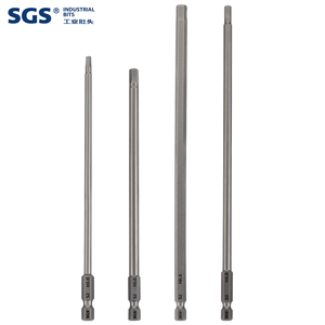 SGS Fuente de la fábrica 6,35mm magnético fuerte S2 material de 110MM -250MM cabeza <span class=keywords><strong>hexagonal</strong></span> industrial destornillador bits - Product Image 2