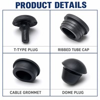 Tapones de Silicona para Sellado de Orificios, para la Industria Automotriz, Electrónica, Muebles e Industrial