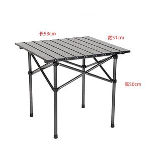 Table de pique-nique pliable en fer de conception moderne, taille M, vente chaude, pour le camping et les loisirs, pour la salle de sport et l'hôtel - Product Image 2