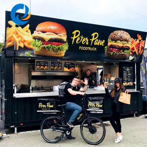 Factory-Customized Fiberglass Mobile Food Truck with Full Kitchen Outdoor Use Candy & Snack Service - Product Image 1