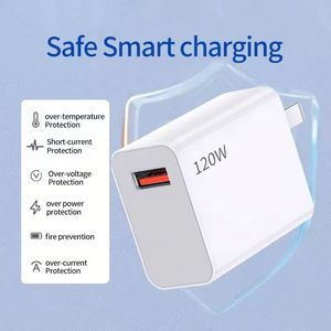 Factory Price 120w Fast Power Adapter Wall Charger with 6A Cable Superfast Charger 120W Cell Phone Charger - Product Image 3