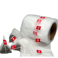 Rouleau de sachet de thé en maille de nylon de qualité alimentaire de 160mm avec étiquette personnalisée