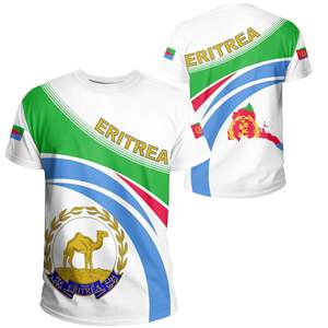 Magliette Nuoxin Pronte per la Spedizione con Bandiera Eritrea, Abbigliamento Uomo e Bambina - Product Image 5