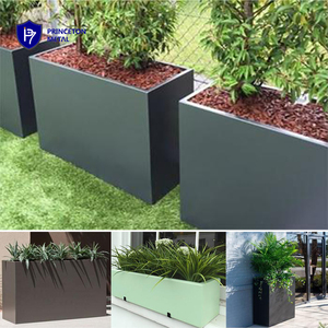 <span class=keywords><strong>Jardinière</strong></span> verticale de fleurs de jardin murale en métal moderne d'extérieur - Product Image 4