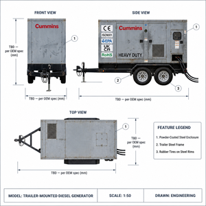 Groupe électrogène Cummins Weichai triphasé 200 kW 300 kW 400 kW, générateurs 400 kVA 500 kVA, groupe électrogène diesel à vendre, générateur diesel super silencieux - Product Image 1
