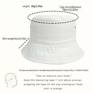 Chapeau Bob Léger Personnalisé d'Été avec Broderie pour Hommes et Femmes – Protection Solaire, Pêche, Loisirs, Ski, Activités de Plein Air, Plage - Product Image 3