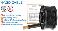 Cable de Construcción JZD 6 AWG THHN, Recubierto de Nailon Termoplástico 90 ℃   Cable Eléctrico para Instalaciones Secas, Cableado Comercial THHN