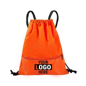 Custom Logo Wholesale Pretty Design <b>Drawstring</b> <b>Backpack</b>, Unisex Waterproof Gym Bag with Soft Handle & Adjustable Belt - Product Image 4