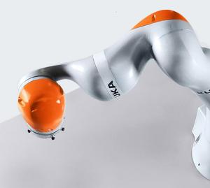 Robot mobile léger KMR Iiwa LBR Iiwa, plateforme flexible, moteur servo-électrique, charge utile de 14 kg, 7 axes, longueur de bras de 820 mm, IP54 - Product Image 3