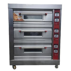 Horno eléctrico de pan para uso comercial, horno de gas con controlador de temperatura, 9 bandejas/6 meses/3 tarys - Product Image 5