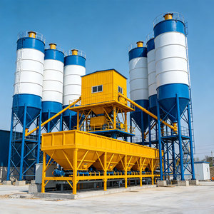 Planta Mezcladora de Concreto de 25m3/H, Totalmente Automática, Compacta, Mini Planta Dosificadora de Concreto, Estación de Mezcla Lista para Usar con PLC - Product Image 5