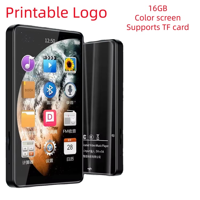 Factory 4.0 IPS Full Touch Screen BT HiFi Lossless Sound MP3 Player Portable Digital Audio Player Sports Music Player MP4 MP5