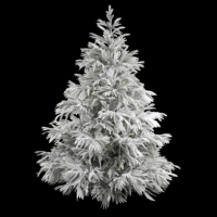Blanc pliable pas cher 10FT 12FT 14FT géant commercial 7 pieds arbre de noël avec décoration