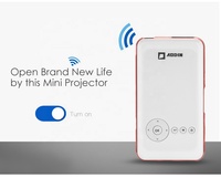 Al por mayor batería integrada película Mini DLP soporte 1080P 4K WiFi 5G LED vídeo al aire libre Android portátil inteligente Mini proyector para el hogar