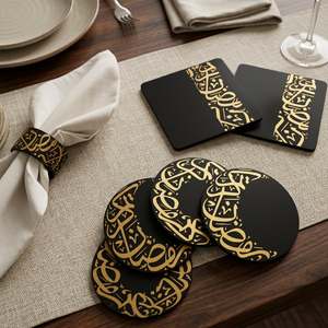 Sous-verres en MDF de luxe en gros, faits à la main, légers, design unique pour les hôtels - Product Image 2
