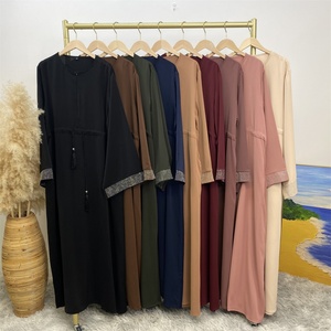 6758# <b>Eid</b> Collection Latest Abaya Dubai Turkey Modest Muslim Fashion New <b>Dress</b> - Product Image 5