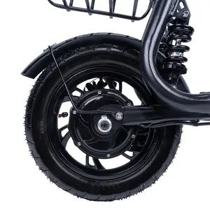 Wholesale 12 Inch High -carbon Steel 36V350W E-scooter With 36V7.8ah/12.5ah