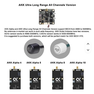 ชุดเสาอากาศ AKK 3DBi 4.5DBi 6DBi แบบ Bullet สำหรับ 5GHz และ 5.8GHz สำหรับอุปกรณ์เสริม Fpv - Product Image 5
