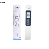 Testeur numérique portable d'hydroponie TDS EC Temp Multifonctionnel pour piscine, aquarium, qualité de l'eau, OEM, garantie 1 an