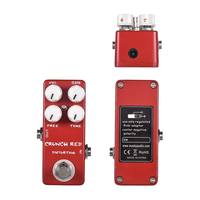 MOSKYAudio CRUNCH RED Distortion Overdrive Pédale d'effet pour guitare Overdrive Distortion Effet guitare
