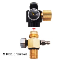 Vanne de pression de gaz HPA à cylindre, filetage m18 x1,5, 2800psi, réservoir d'air, régulateur de pression, livraison gratuite