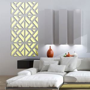 New <b>Wall</b> Stickers Big 3d Decorative Stickers Living Home Modern Acrylic Large <b>Mirror</b> Pattern Surface Diy Real - Product Image 6