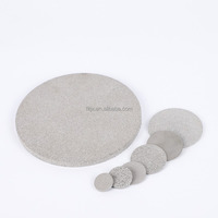 Disk Filter Sinter Bubuk Logam 0,5µm-100µm, Plat Filter Logam, Disk Filter Sinter Bubuk Baja Anti Karat 316L