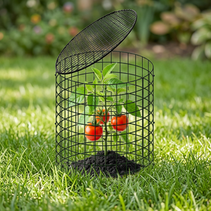 Set di 4 Reti Anti-Grandine in Acciaio Inox <span class=keywords><strong>per</strong></span> Giardino, Barriera <span class=keywords><strong>per</strong></span> Animali, Rete a Maglia 11,8-12,9 Pollici, Gabbia Protettiva <span class=keywords><strong>per</strong></span> Piante - Product Image 1