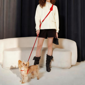 Manos libres 8.2ft Multifuncional Crossbody Dog <span class=keywords><strong>Leash</strong></span> Correa de entrenamiento ajustable con asa para cachorros pequeños - Product Image 1