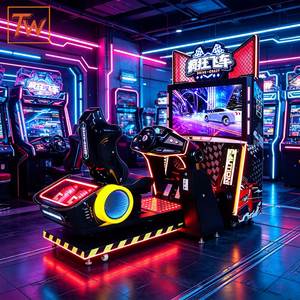 Machine d'arcade en promotion, simulateur de conduite à monnayeur, jeu vidéo de course automobile Outrun, machine de jeu de course rapide HD - Product Image 1