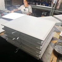 Usine Personnalisée 2x2ft 2x4ft Panneau En Aluminium Lumière 30x120cm 60x60cm 36w 48w Plafond Plat Panneau Led Intérieur 6060