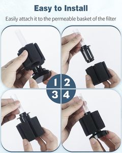 Esponja de Filtro Biológico para Acuario, Espuma de PU 10-60PPI, Carbón Activado, Corte y Procesamiento, Filtración de Agua para Peceras - Product Image 3