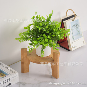 Wooden vase rack for balconies, plant <b>pot</b> base, flower <b>pot</b> <b>stand</b>, craft vase storage rack, display rack - Product Image 3