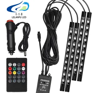 Lelanpu 도매 5050 36smd 내부 분위기 스트립 빛 USB 무선 음악 제어 여러 모드 장식 램프