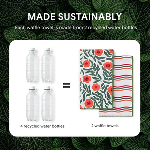 सुपर शोषक सबलिमिनेशन वाफवे माइक्रोफाइबर रसोई तौलिया के साथ कस्टम प्रिंटिंग के साथ - Product Image 3