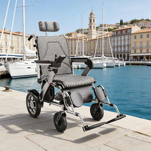 <span class=keywords><strong>Silla</strong></span> de Ruedas Eléctrica Plegable Automática <span class=keywords><strong>con</strong></span> Control Remoto, de Aleación de Aluminio, <span class=keywords><strong>con</strong></span> Batería de Litio de 500w, Ancha y Personalizable, para Personas Mayores - Product Image 3