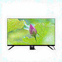 Téléviseur intelligent 85 pouces QLED 4K UHD, système Android, processeur quadricœur, WiFi, VESA 600x600, boîtier noir, prêt pour le jeu