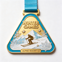 Médaille de récompense sportive sur mesure - Médailles commémoratives en alliage de zinc pour cérémonies et célébrations, directement de l'usine